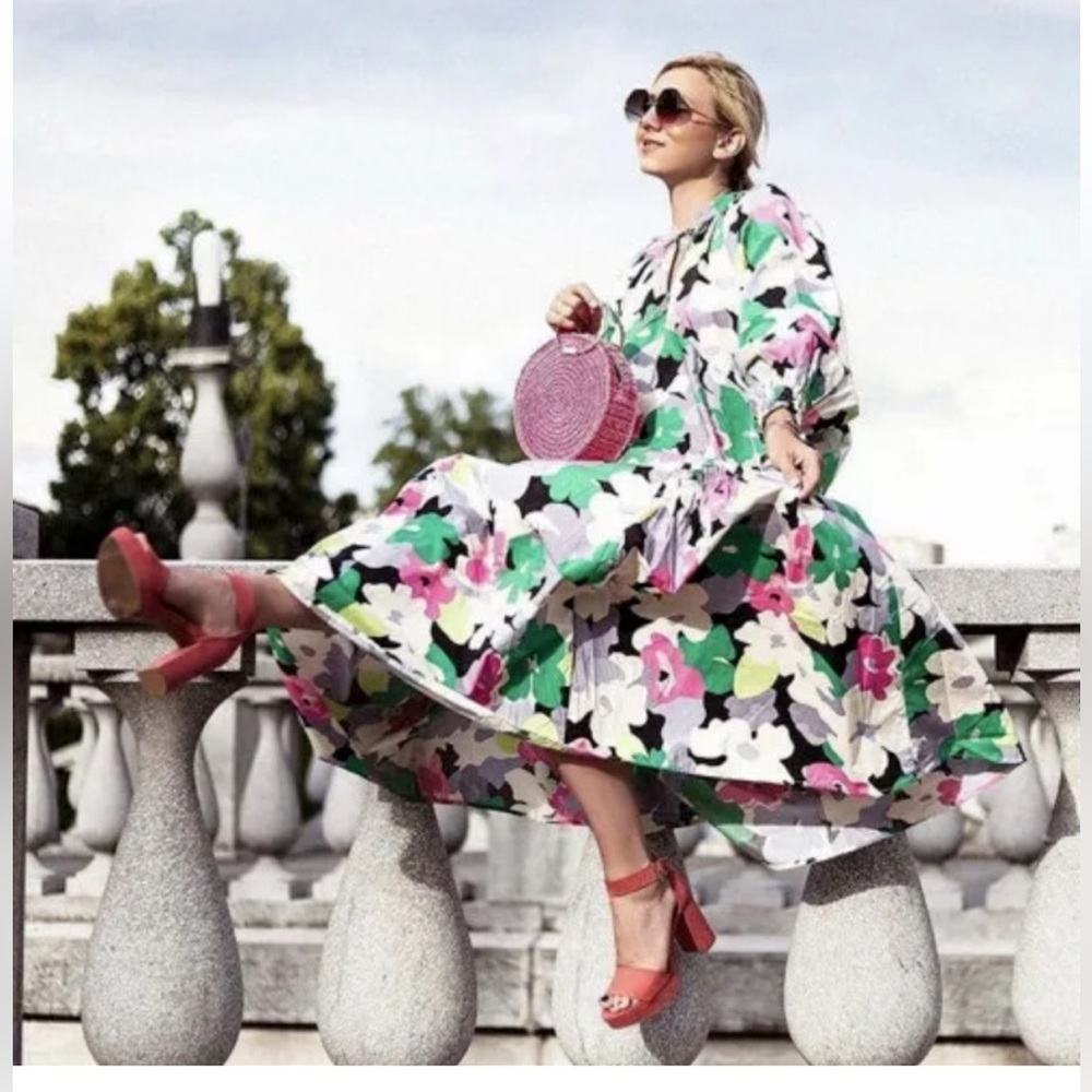 H&M  Floral Long Dress - Picture 4 of 12